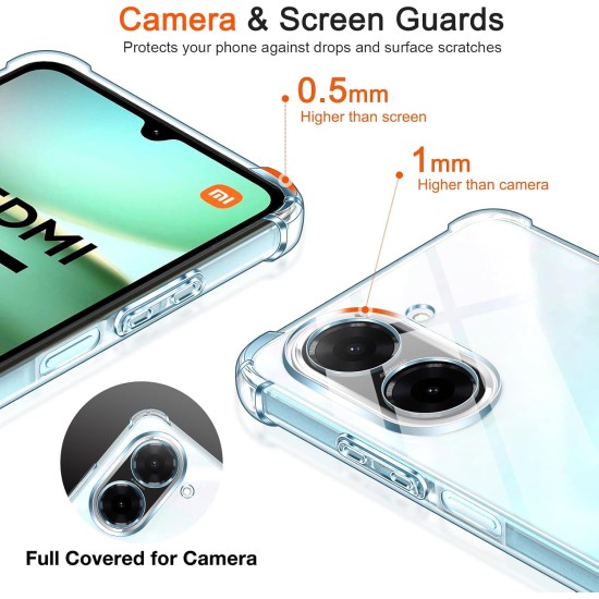 Husa Anti soc, transparenta compatibila cu XIAOMI Redmi A5 Husa Anti soc, transparenta compatibila cu XIAOMI Redmi A5